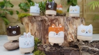 5.5cm Forest Animals Pot - Empty (16)